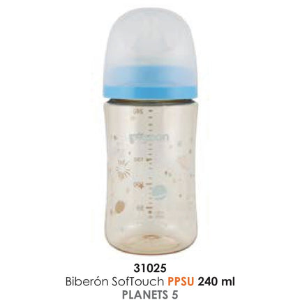Mamadera SofTouch PPSU 240 ml Planets Pigeon