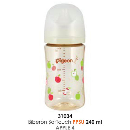 Mamadera SofTouch PPSU 240 ml Apple Pigeon