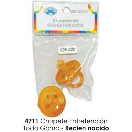 Chupete Entretención Todo Goma Recién Nacido Best House