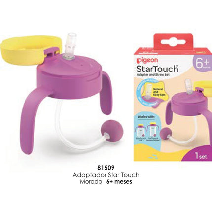 Adaptador StarTouch con Bombilla Morado Pigeon