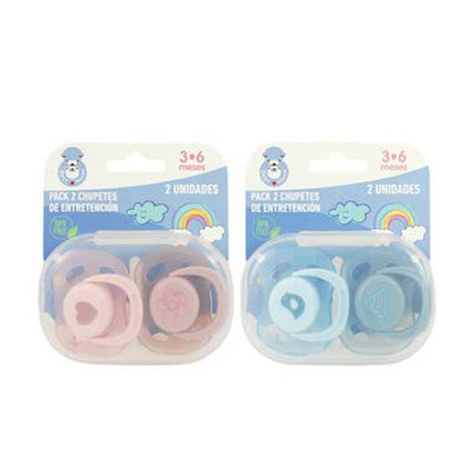 Pack 2 Chupetes de Entretención 3 a 6 meses Best House