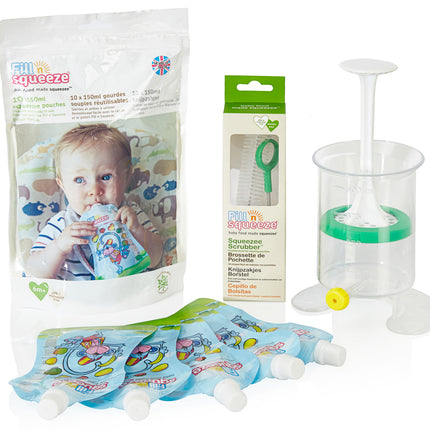 Kit Fill n Squeeze +  5 Repuestos + Escobilla