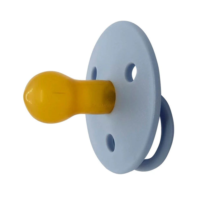 Chupetes redondos Mininor Látex 6m 2 uns Azul