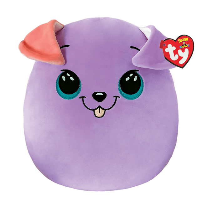 TY SQUISH-A-BOOS BITSY PERRO PÚRPURA REGULAR