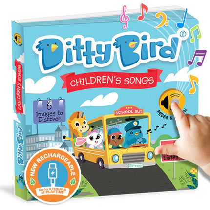 Libro Interactivo Musical Children’s Songs - Ditty Bird