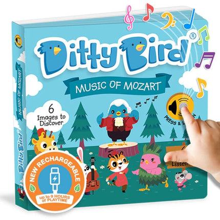 Libro Interactivo Musical Music of Mozart - Ditty Bird