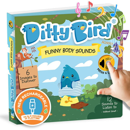 Libro Musical Funny Body Sounds - Ditty Bird
