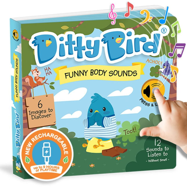 Libro Musical Funny Body Sounds - Ditty Bird