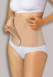 Adjustable Organic Cotton Belly Binder
(Banda ajustable Posparto algodón orgánico) Natural S-M