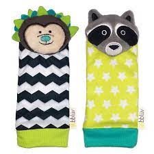 Calcetines estimuladores Foot Finders (erizo y mapache)