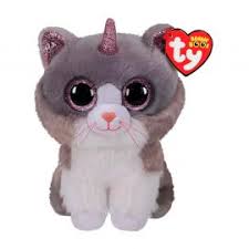 TY BEANIE BOOS ASHER GATO UNICORNIO