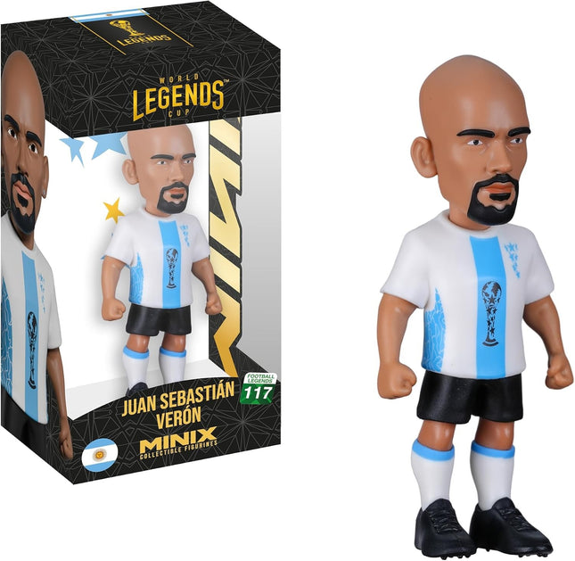 Figura Resina 12 cm Juan Sebastián Verón: Argentina Leyendas