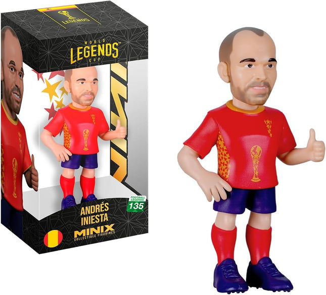 Figura Resina 12 cm Andrés Iniesta: España Leyendas