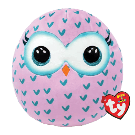 TY SQUISH-A-BOOS WINKS BÚHO REGULAR