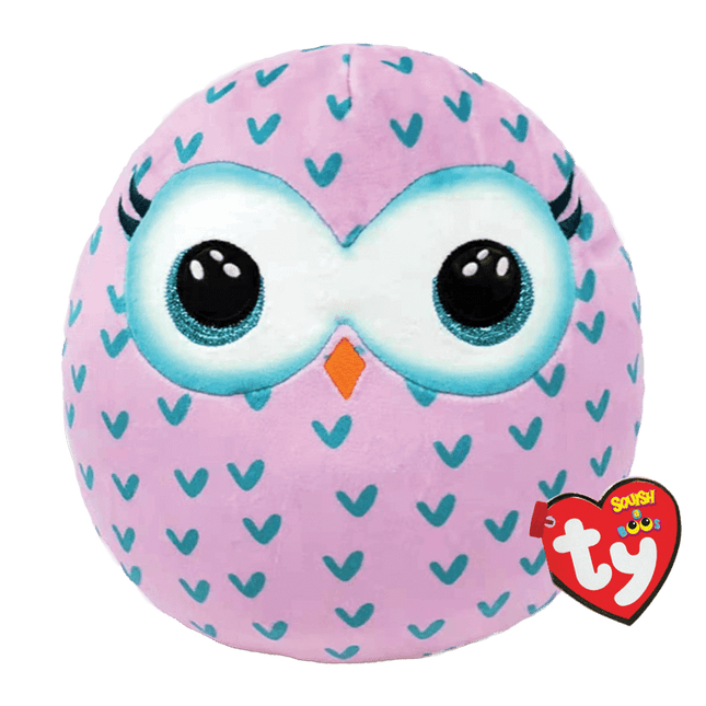 TY SQUISH-A-BOOS WINKS BÚHO REGULAR
