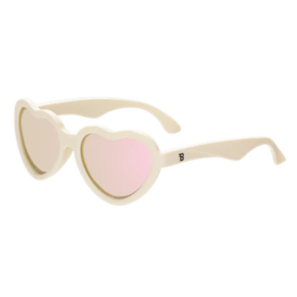 LENTES DE SOL CON PROTECCION UV BABIATORS Polarizado Hearts Sweet Cream Rose Gold 6+