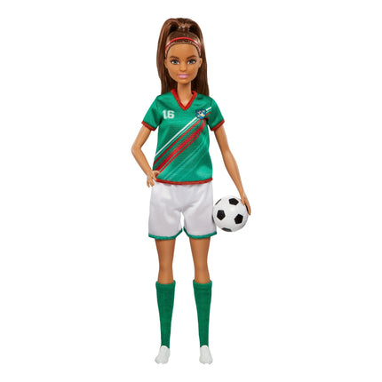 Barbie Jugadora de Fútbol Playera Verde