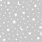 Lunas y Estrellas fondo Gris