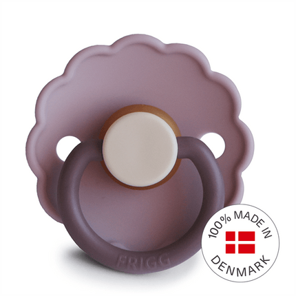 Chupete Redondo de Caucho Natural X1 Daisy Talla 1 Lavender Haze - Frigg