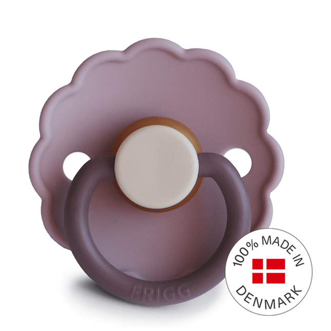 Chupete Redondo de Caucho Natural X1 Daisy Talla 1 Lavender Haze - Frigg
