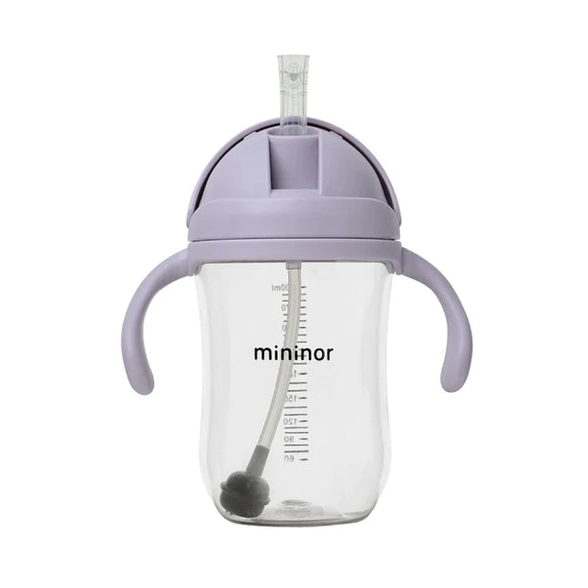 Vaso con bombilla Mininor 330ml Lila