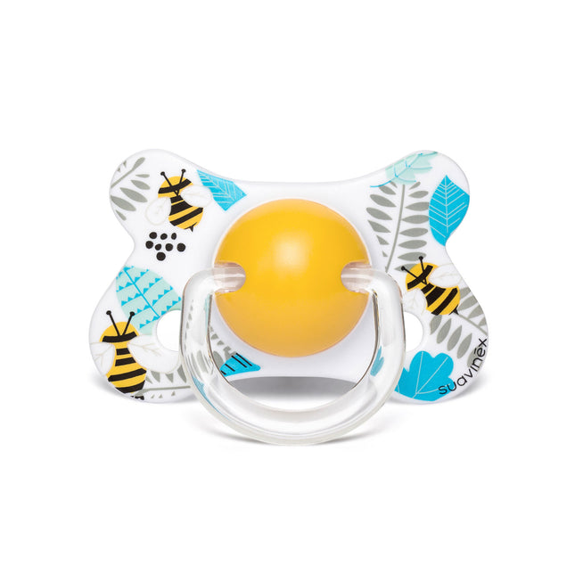 CHUPETE FUSION ANATOMICO SILICONA  4/18M ABEJA AM