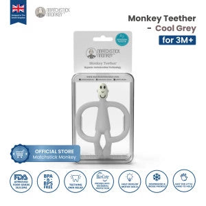 Mordedor Matchstick Monkey Gris