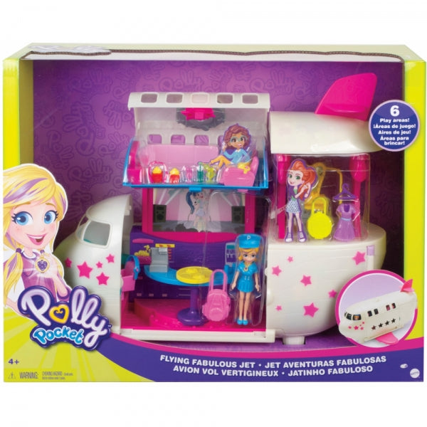 Polly Pocket- Set de Juego- Jet Aventuras Fabulosas