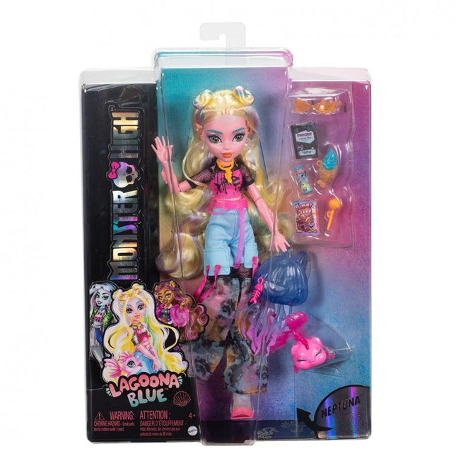 Monster High Muñeca Lagoona Nuevo Look para niñas
