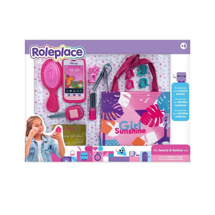 Set de Belleza Infantil con Bolso y Accesorios de Moda Roleplace