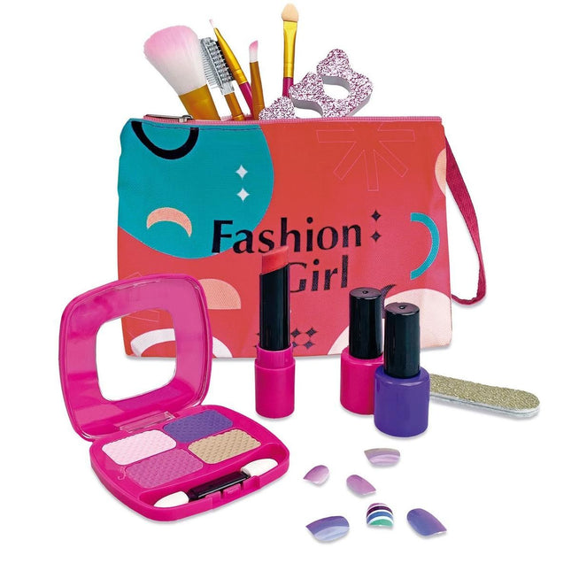 Set de Belleza Infantil con Brochas y Bolso de Maquillaje Roleplace