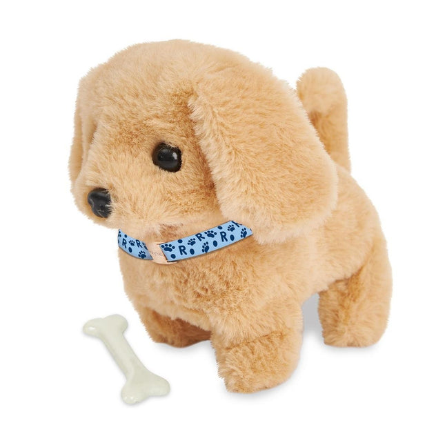 Peluche Interactivo Perrito Golden con Sonido y Movimiento Roleplace