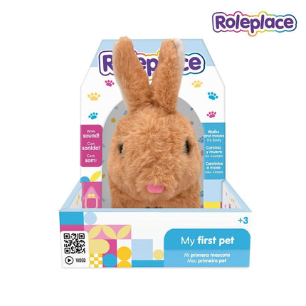 Peluche Interactivo Conejo con Sonido y Movimiento Roleplace
