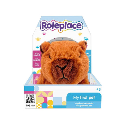 Peluche Interactivo Capibara con Sonido y Movimiento Roleplace