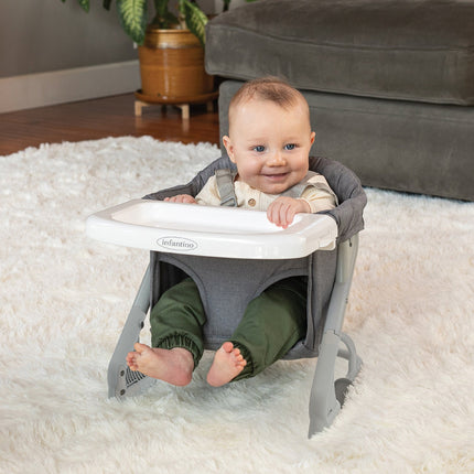 Silla Comer Portátil 3 en 1 The Ultimate Travel Booster Gris