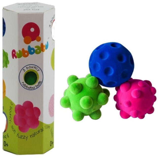 Set de 3 pelotas blandas sensoriales
