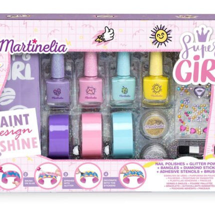 MARTINELIA  SET ESMALTE DE UÑAS CON PULSERAS