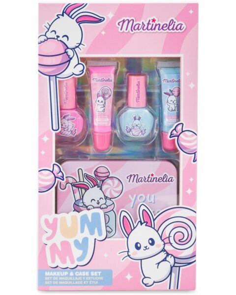 SET DE MAQUILLAJE Y ESTUCHE YUMMY MARTINELI