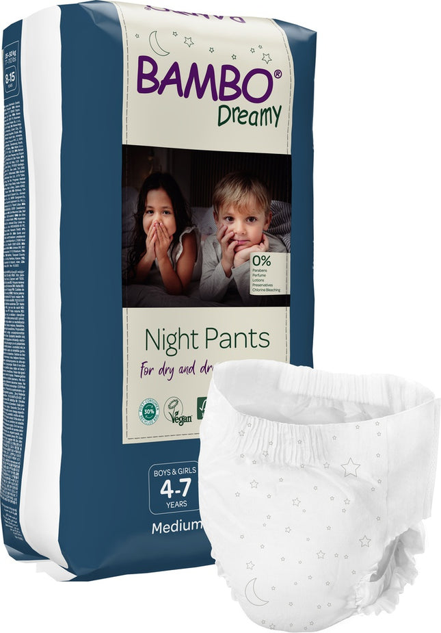 Bambo Dreamy unisex 4 -7 años de 15-35 kg paqt.x 10un 15-35  KG