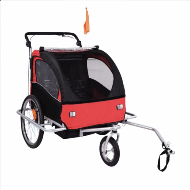 CARRITO DE PASEO RUEDA 360 ROJO