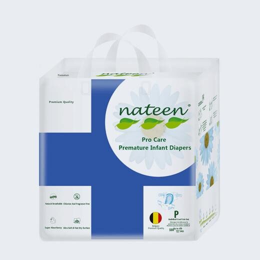 PAÑAL NATEEN BEBE-NIÑO LINEA PREMIUM PM menos de 3 kl 50 UNIDADES