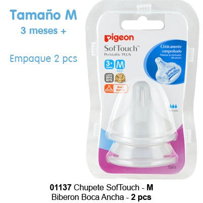 Chupete repuesto talla M - 2 ud SOFTOUCH