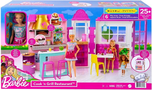Set de Juego - Barbie - Restaurante con Muñeca