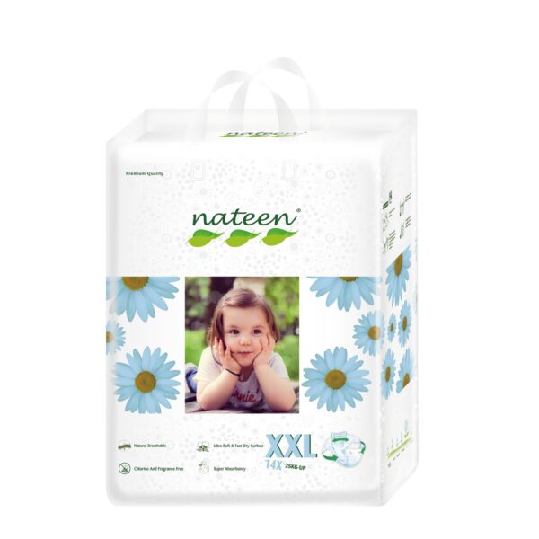 PAÑAL NATEEN BEBE-NIÑO LINEA PREMIUM XXL 25 -35 kilos 14 UNIDADES