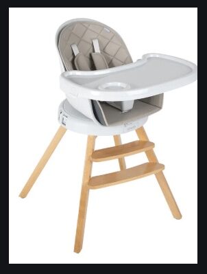 SILLA COMER ALTA 360° GRIS
