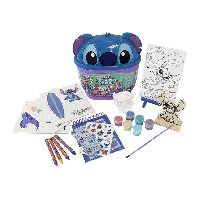 SET 5 EN 1 ACTIVIDADES ARTISTICAS STITCH