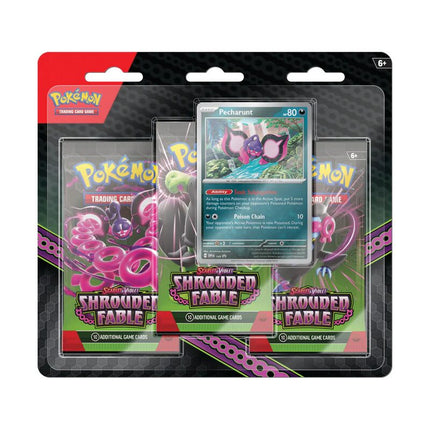 Pokemon TCG Scarlet & Violet - Shrouded Fable - 3pk Blister Español