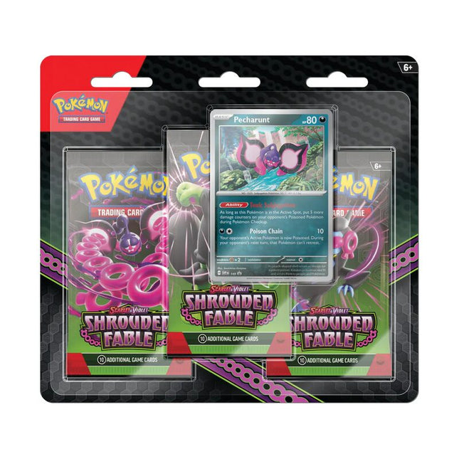 Pokemon TCG Scarlet & Violet - Shrouded Fable - 3pk Blister Español