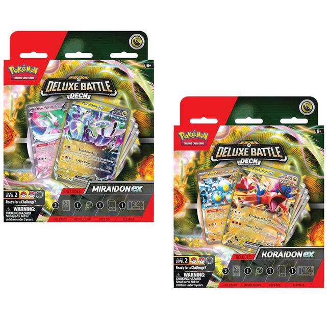 Pokemon TCG Miraidon/Koraidon ex Deluxe Battle Deck Español