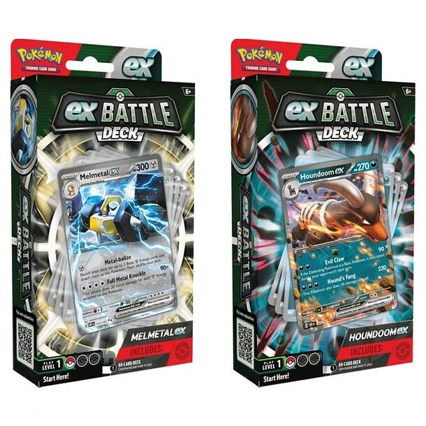 Pokemon TCG Melmetal / Houndoom ex Battle Deck Español